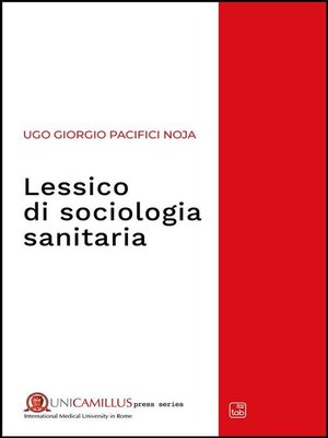 cover image of Lessico di sociologia sanitaria